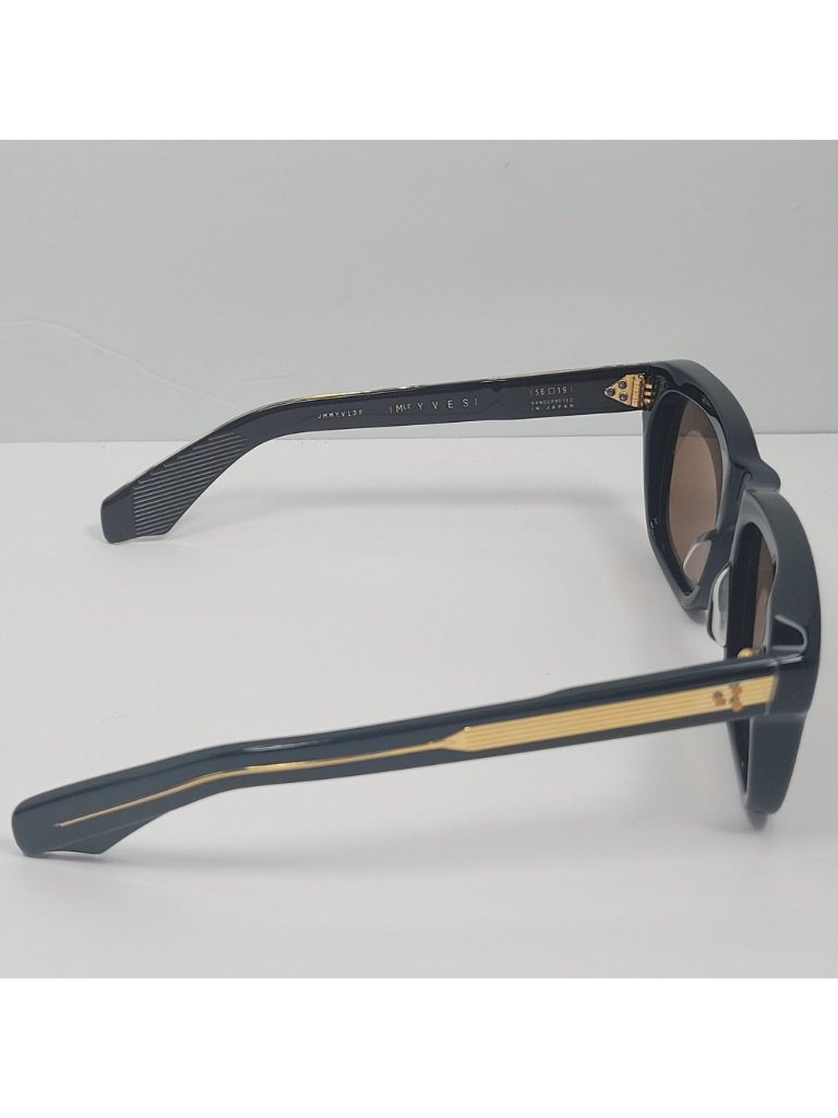 Jacques Marie Mage Yves Black Gold Stripe Eyeglasses 444/500 Made In Japan Nib — image 7 of 8